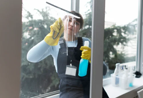 Nettoyage de vitres intérieures et extérieures à Chaudes-Aigues